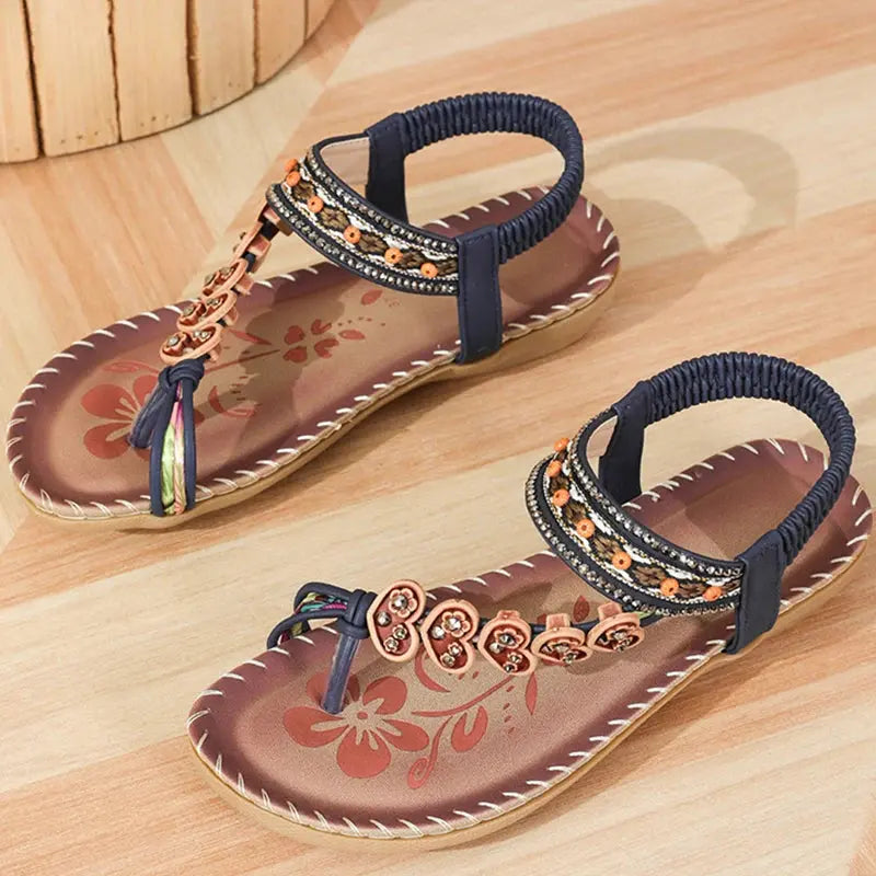 Women's Sandals Bohemia Style Sandals Summer 2025 New Shoes For Woman Flip Flops Beach Summer Shoes Women Low Heels Footwear Cox Costume LLC