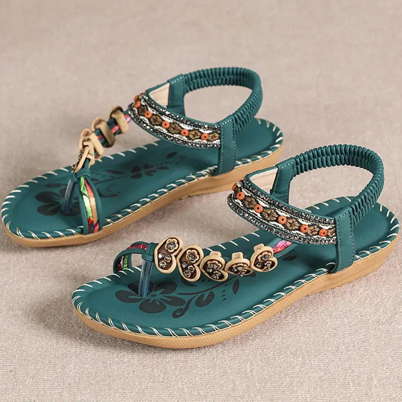 Women's Sandals Bohemia Style Sandals Summer 2025 New Shoes For Woman Flip Flops Beach Summer Shoes Women Low Heels Footwear Cox Costume LLC