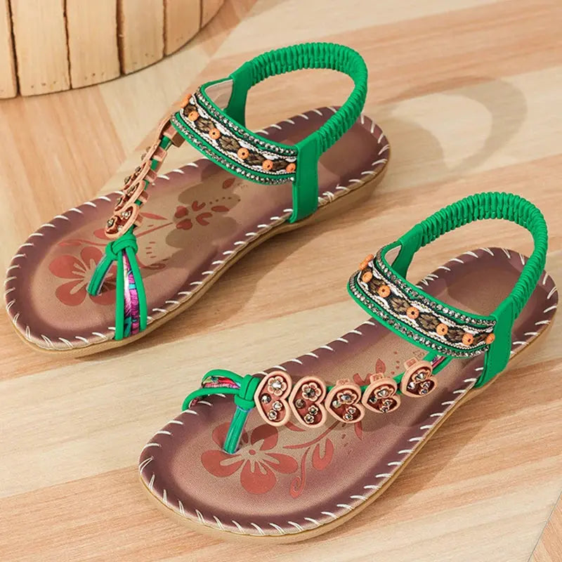 Women's Sandals Bohemia Style Sandals Summer 2025 New Shoes For Woman Flip Flops Beach Summer Shoes Women Low Heels Footwear Cox Costume LLC