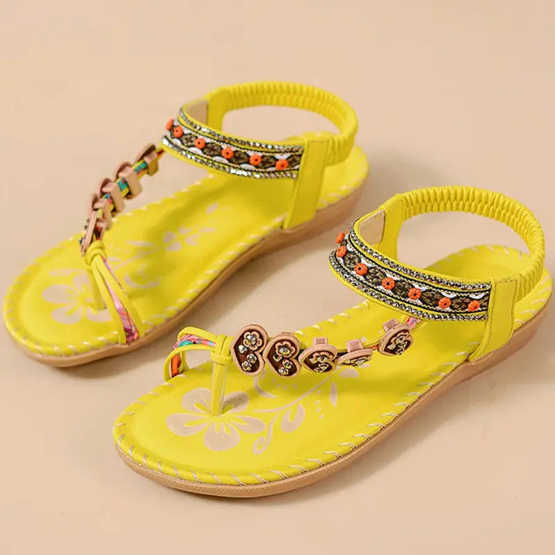 Women's Sandals Bohemia Style Sandals Summer 2025 New Shoes For Woman Flip Flops Beach Summer Shoes Women Low Heels Footwear Cox Costume LLC