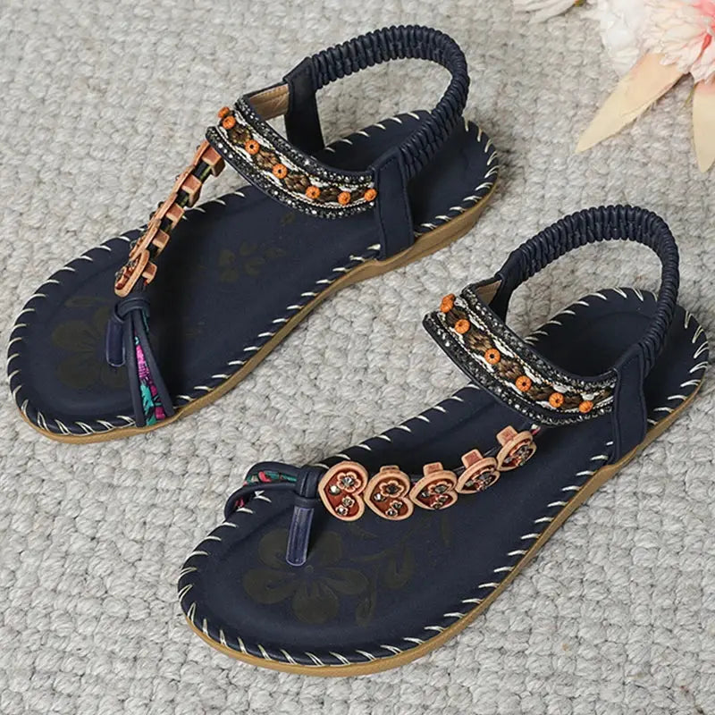 Women's Sandals Bohemia Style Sandals Summer 2025 New Shoes For Woman Flip Flops Beach Summer Shoes Women Low Heels Footwear Cox Costume LLC