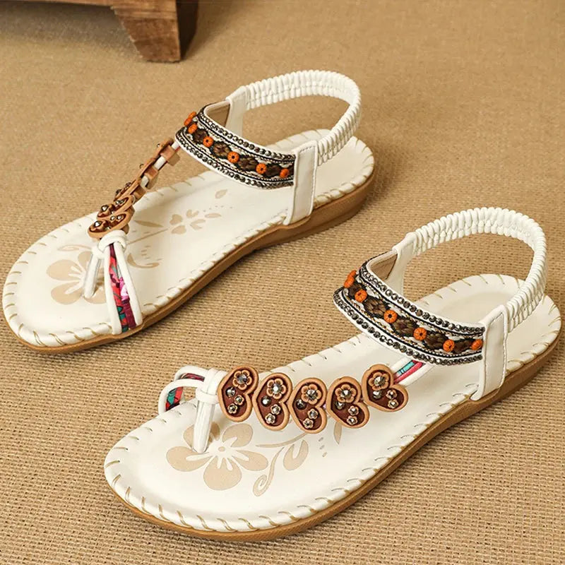 Women's Sandals Bohemia Style Sandals Summer 2025 New Shoes For Woman Flip Flops Beach Summer Shoes Women Low Heels Footwear Cox Costume LLC
