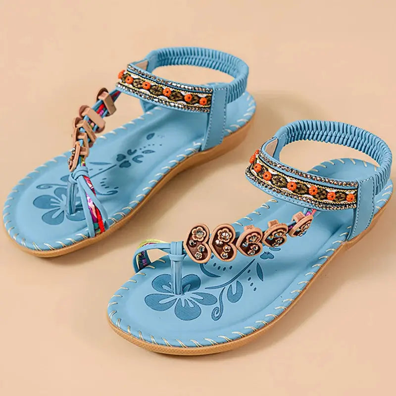 Women's Sandals Bohemia Style Sandals Summer 2025 New Shoes For Woman Flip Flops Beach Summer Shoes Women Low Heels Footwear Cox Costume LLC