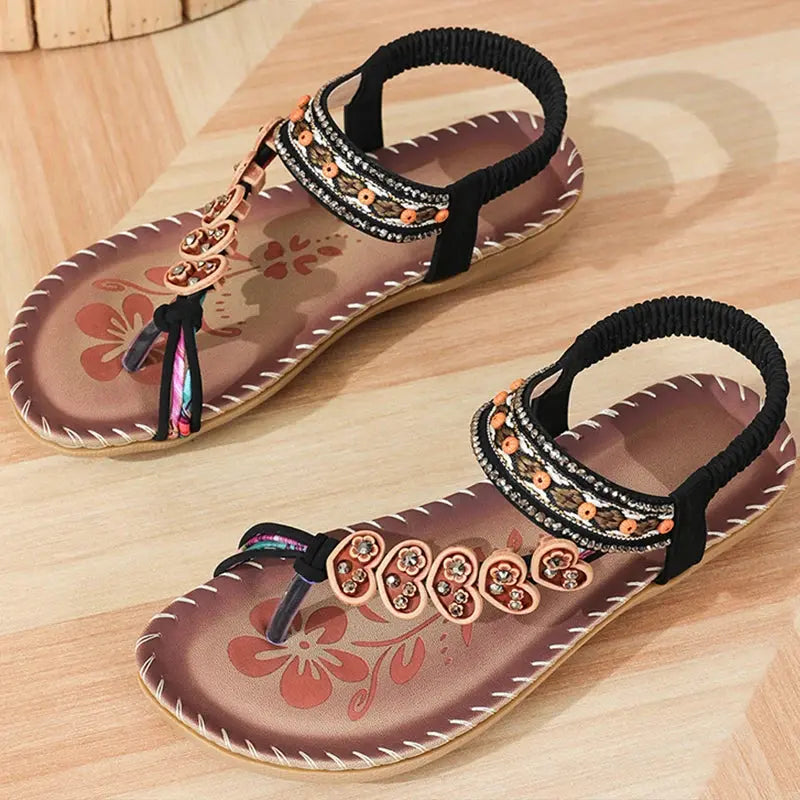 Women's Sandals Bohemia Style Sandals Summer 2025 New Shoes For Woman Flip Flops Beach Summer Shoes Women Low Heels Footwear Cox Costume LLC