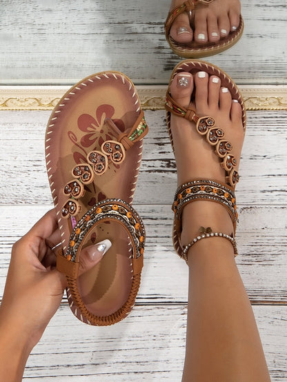 Haute Femme Edition 25 – Boho Sandale Émeraude Florale